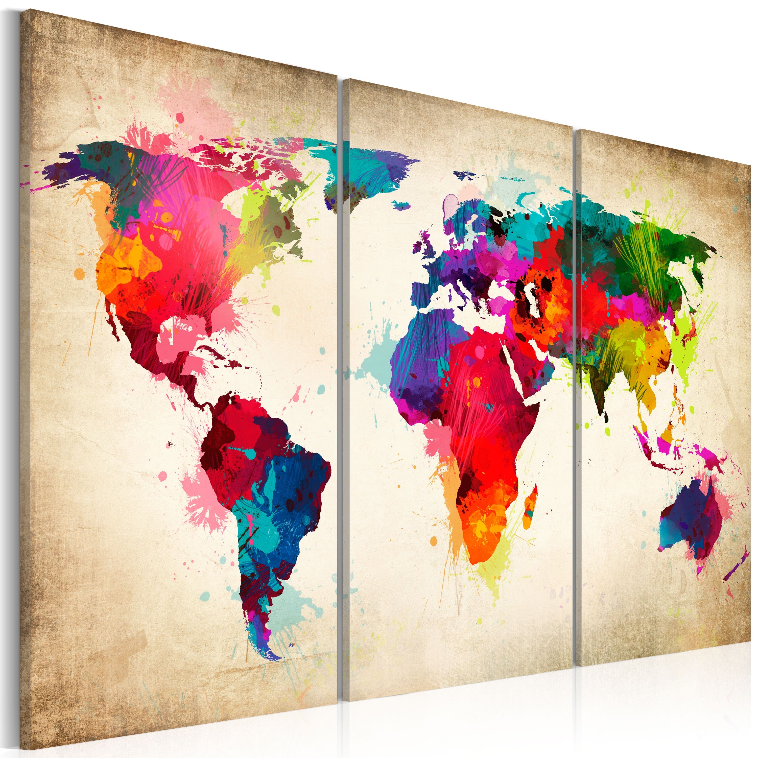 Glezna - Rainbow Continents Home Trends