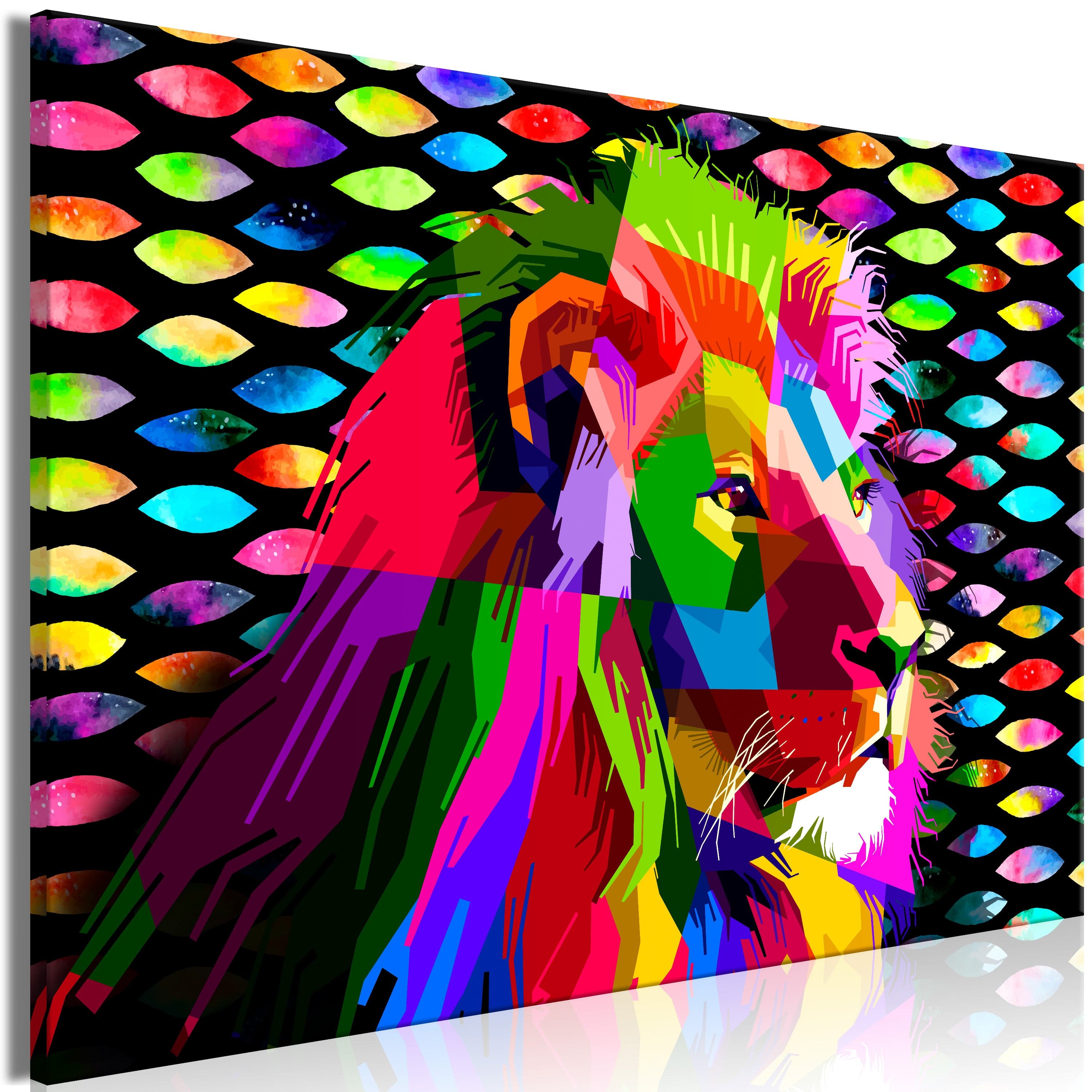 Glezna - Rainbow Lion (1 Part) Wide Home Trends