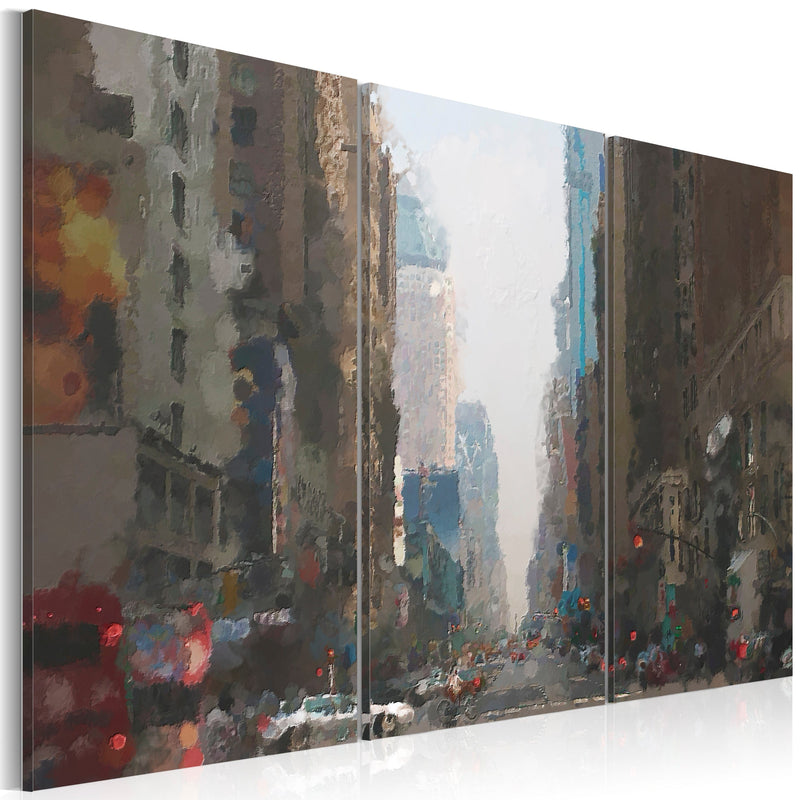 Kanva - Rainy city behind the glass Home Trends