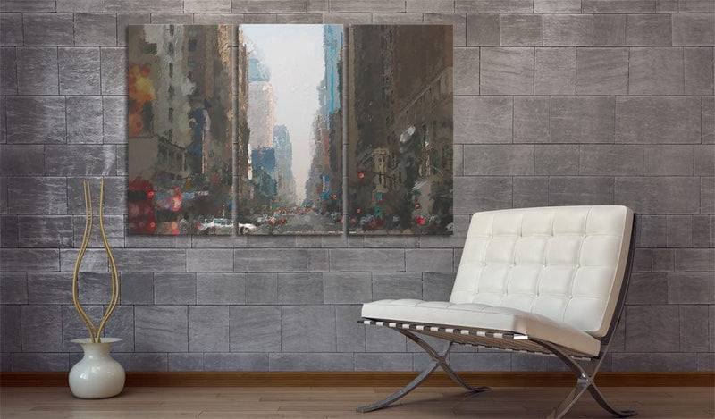 Kanva - Rainy city behind the glass Home Trends