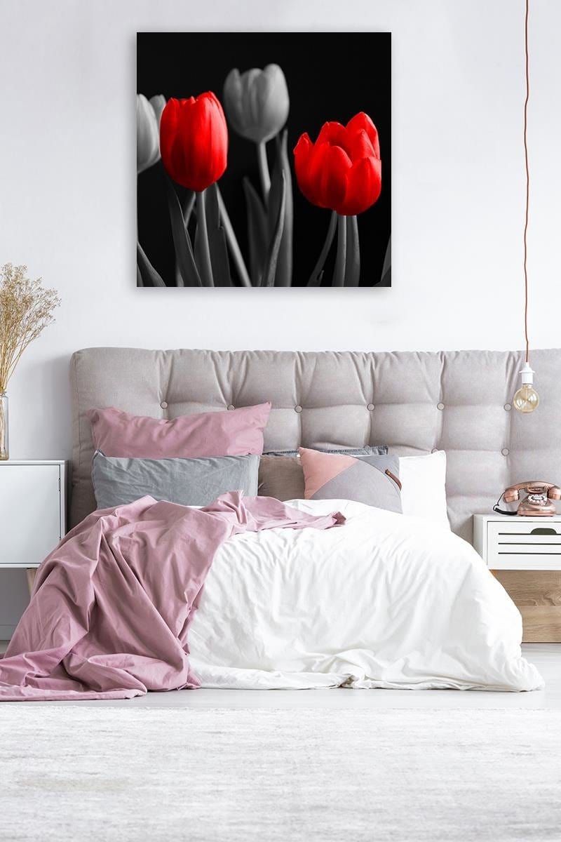 Kanva - Red Tulips  Home Trends DECO