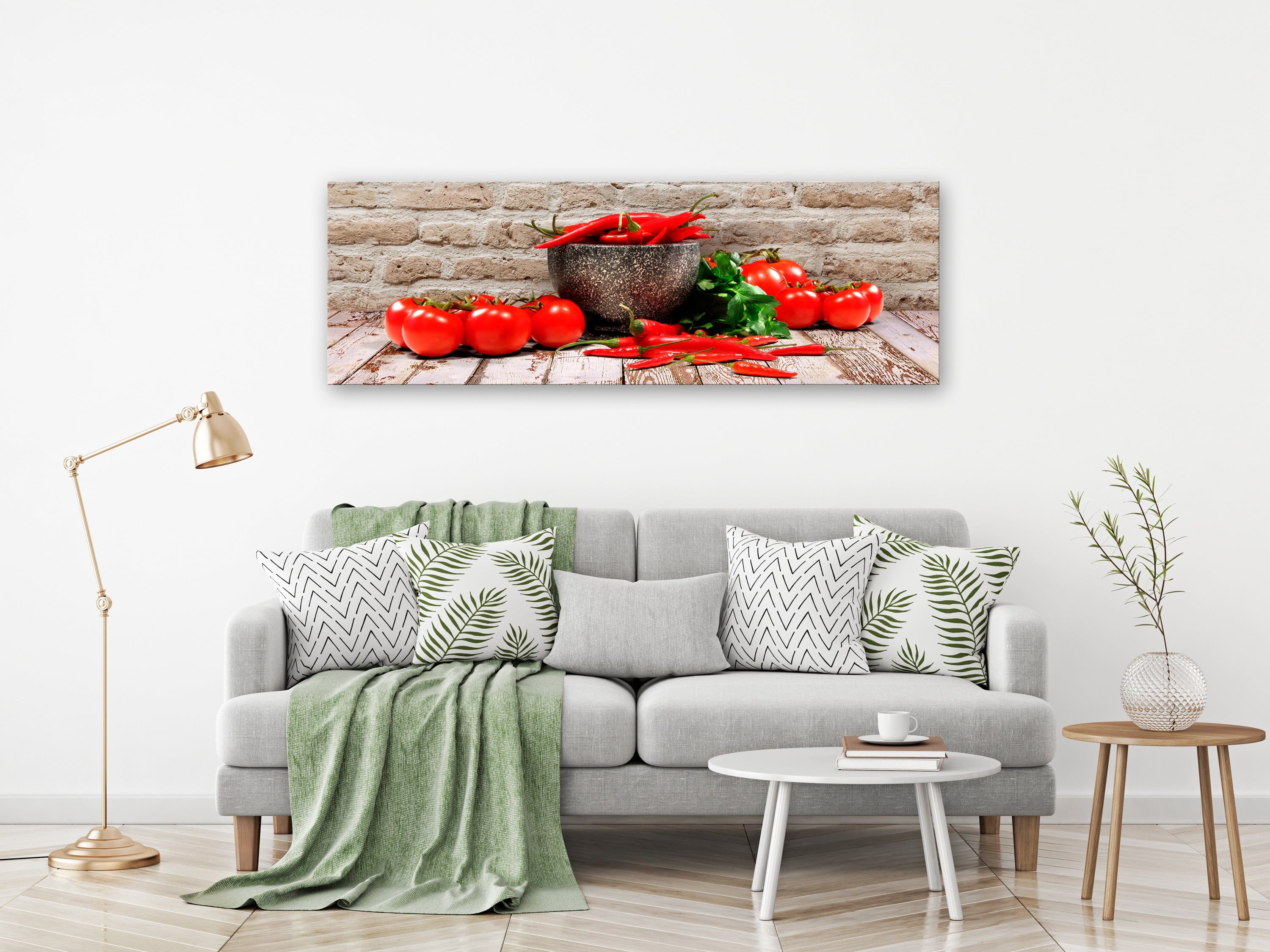 Glezna - Red Vegetables (1 Part) Brick Narrow Home Trends