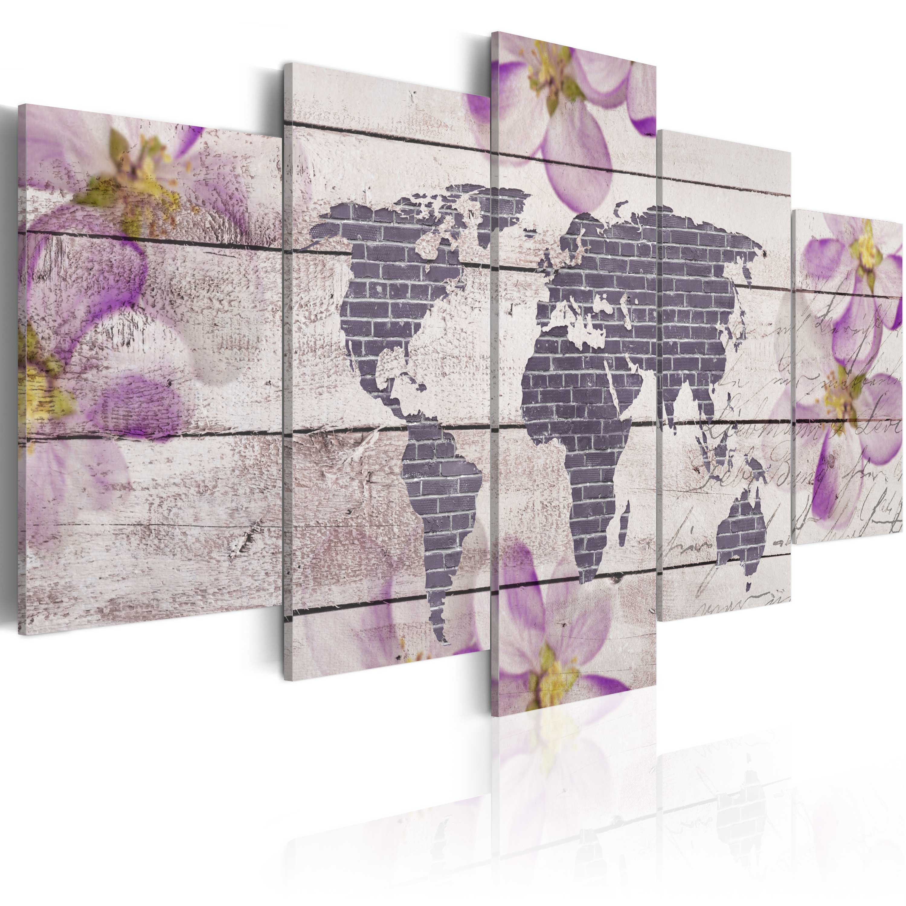 Glezna - Romantic World Map Home Trends