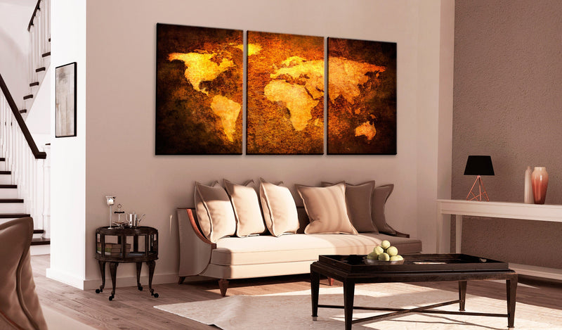 Glezna - Rusty continents 120x60 Home Trends