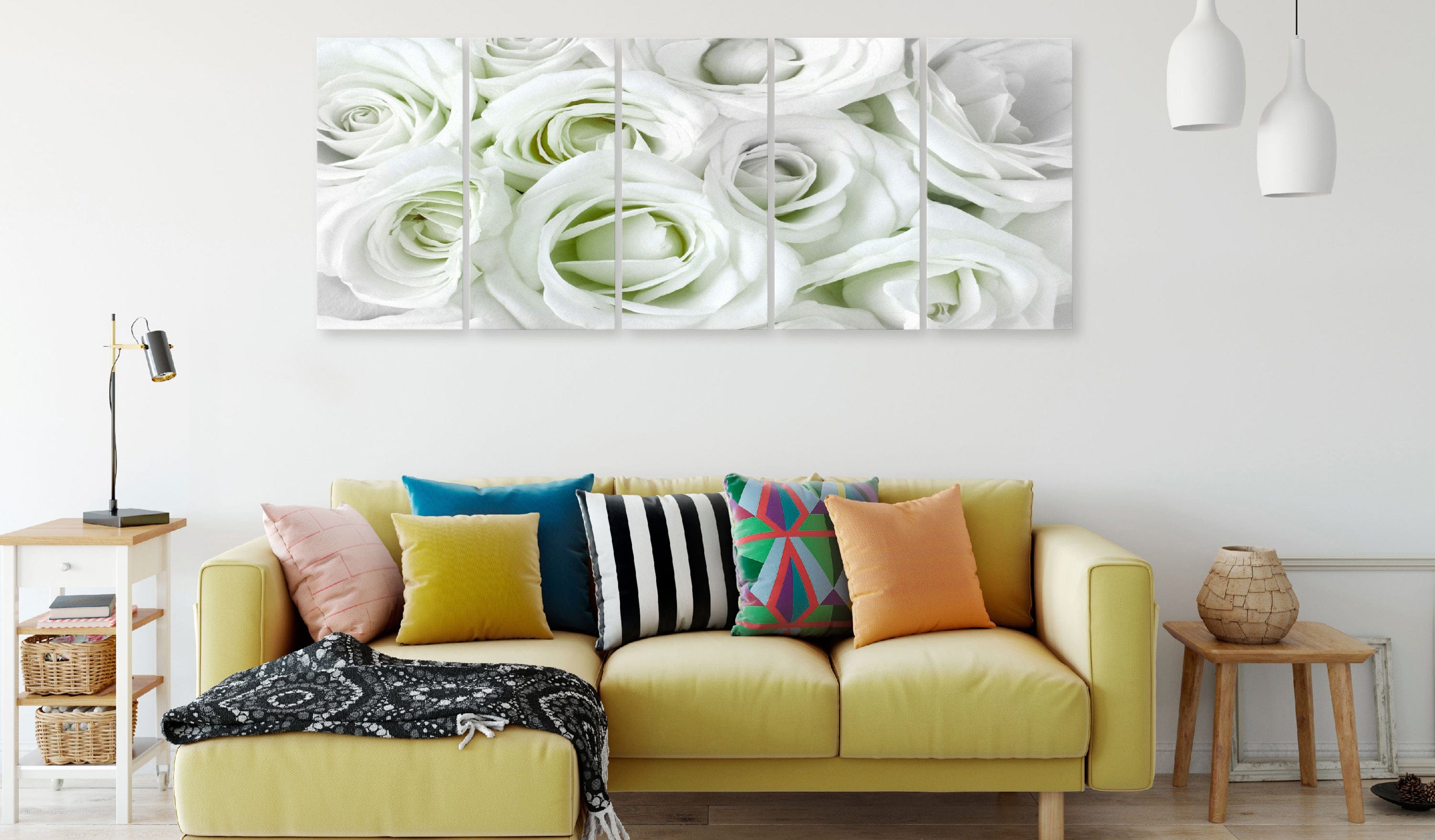 Glezna - Satin Rose (5 Parts) Narrow Green Home Trends