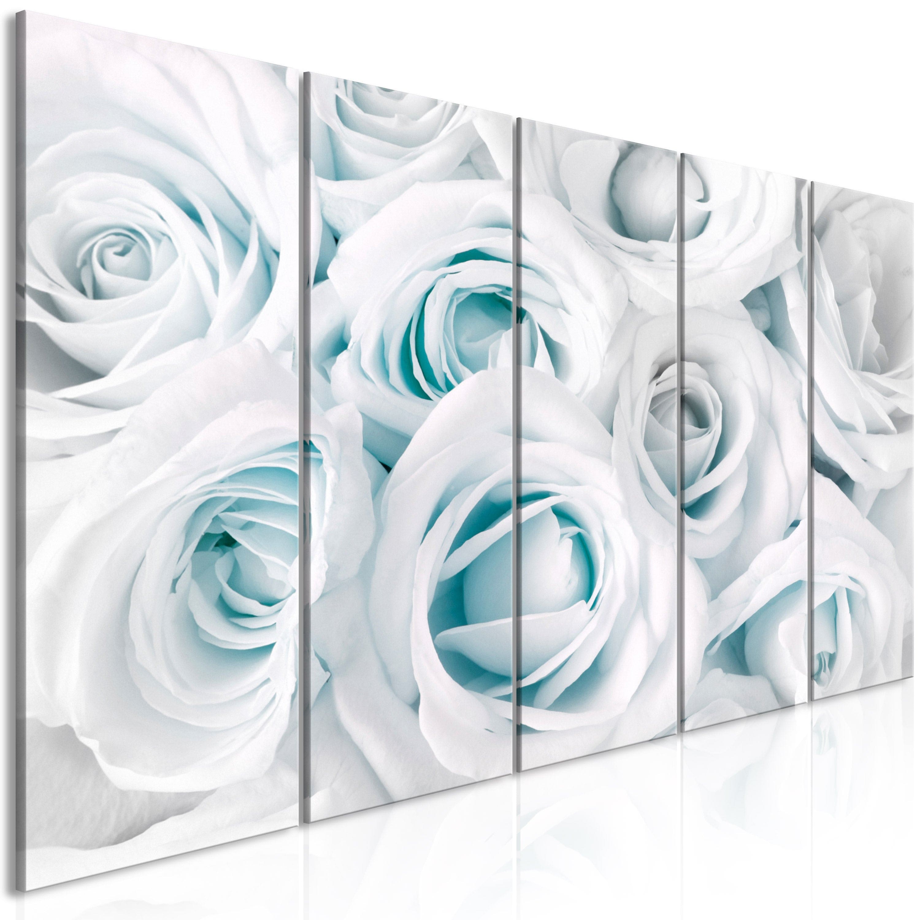 Glezna - Satin Rose (5 Parts) Narrow Turquoise Home Trends