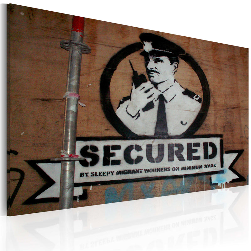 Glezna - Secured (Banksy) 60x40 Home Trends
