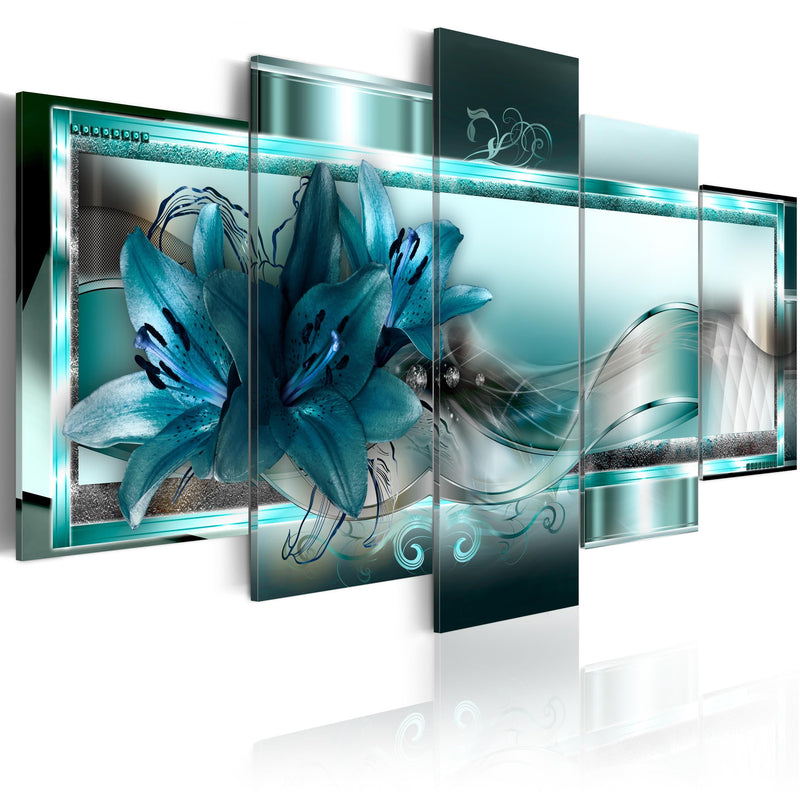 Kanva - Sky Blue Lilies Home Trends