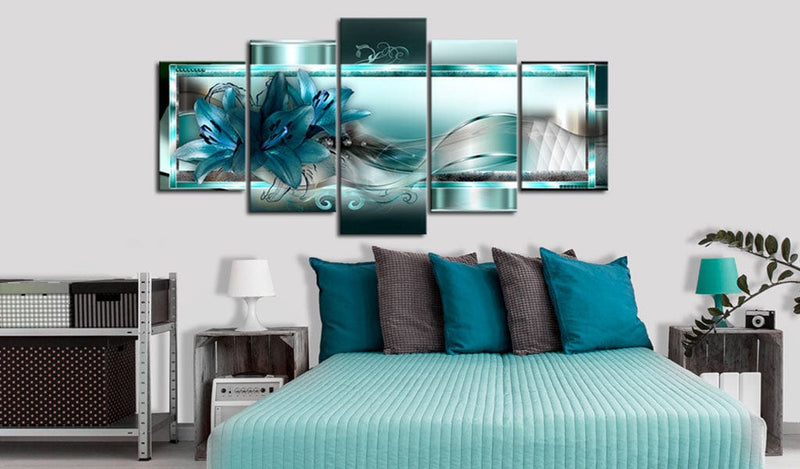 Glezna - Sky Blue Lilies Home Trends