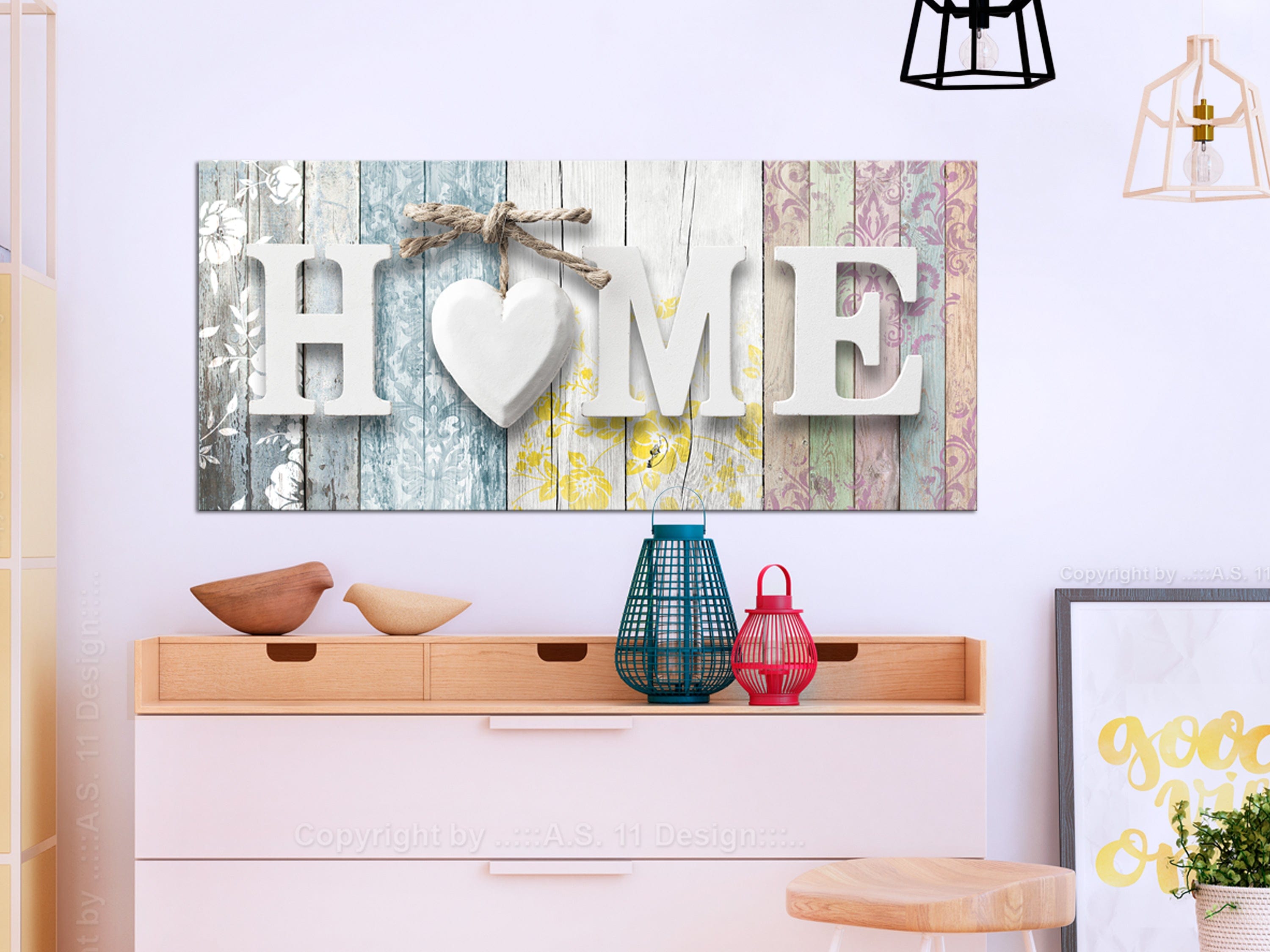 Glezna - Smell of Home (1 Part) Colourful Wide 100x45 Home Trends