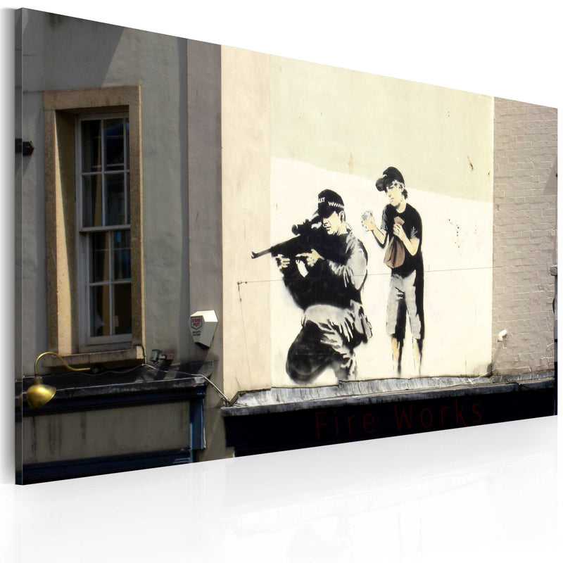 Glezna - Sniper and boy (Banksy) 60x40 Home Trends