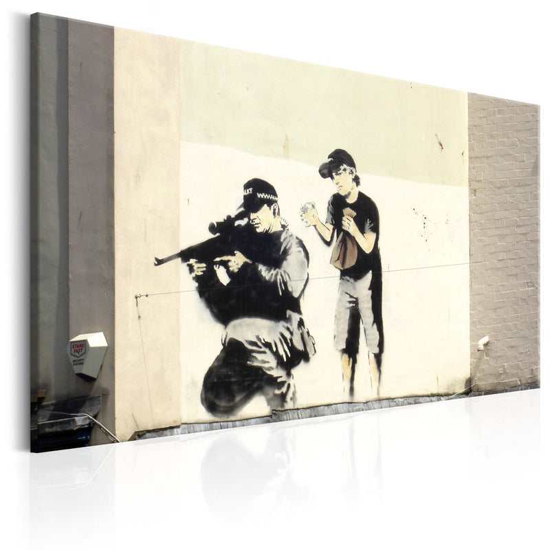 Glezna - Sniper and Child by Banksy Home Trends