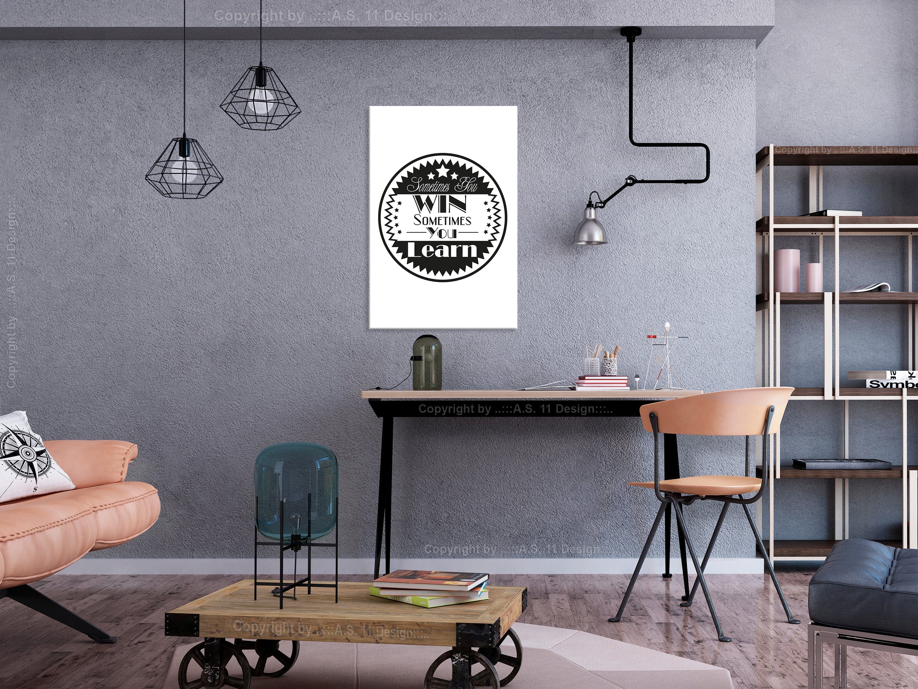Glezna - Sometimes You Win Sometimes You Learn (1 Part) Vertical Home Trends