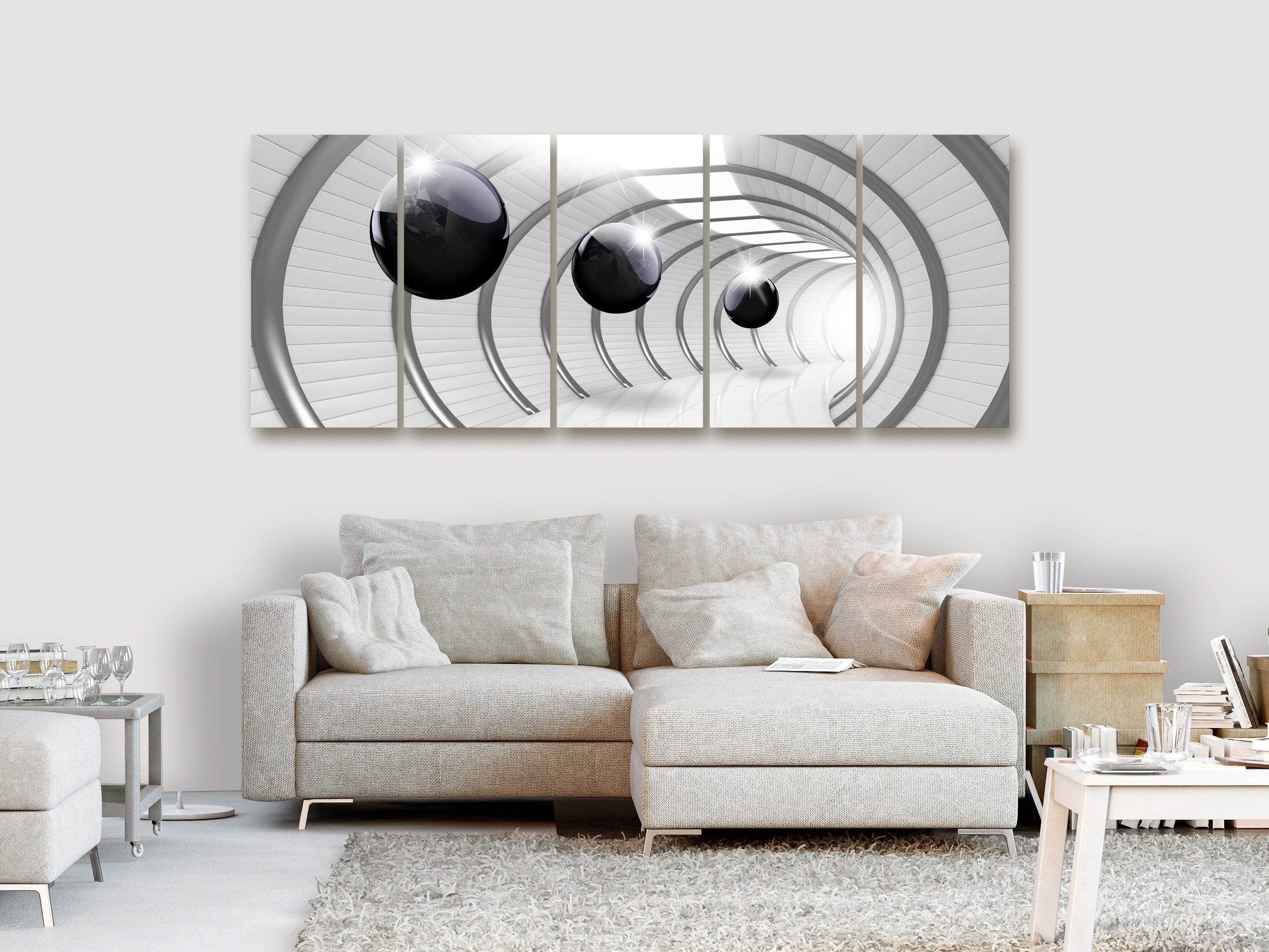 Glezna - Space Tunnel (5 Parts) Narrow Home Trends