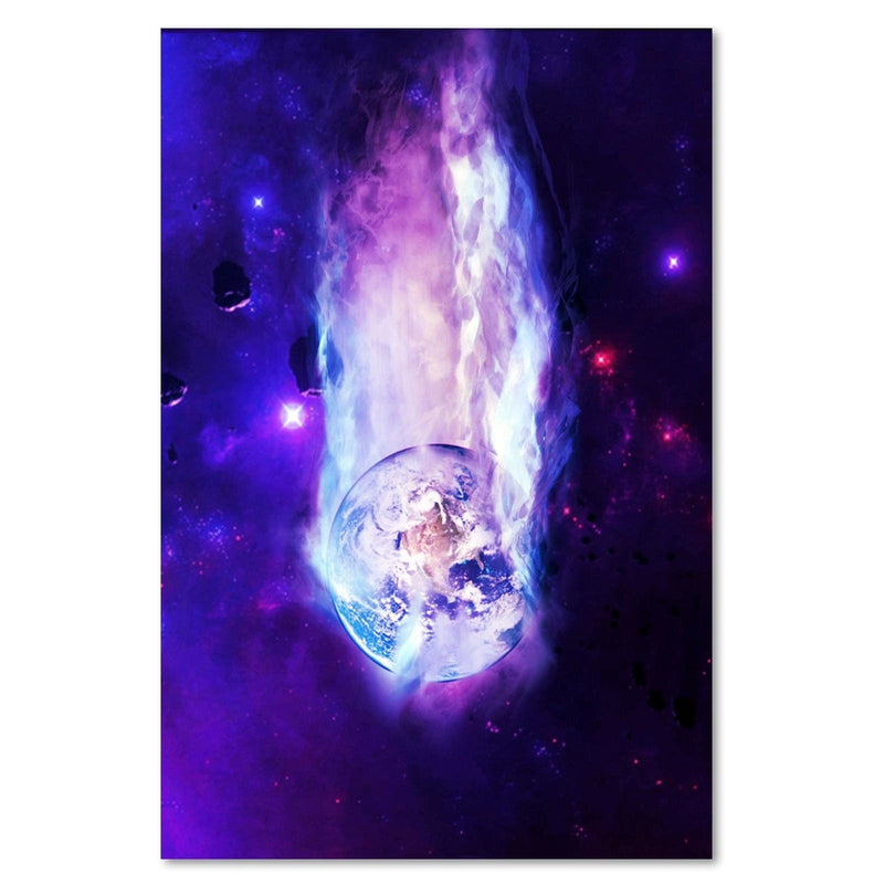 Kanva - Space Wall Art Purple  Home Trends DECO