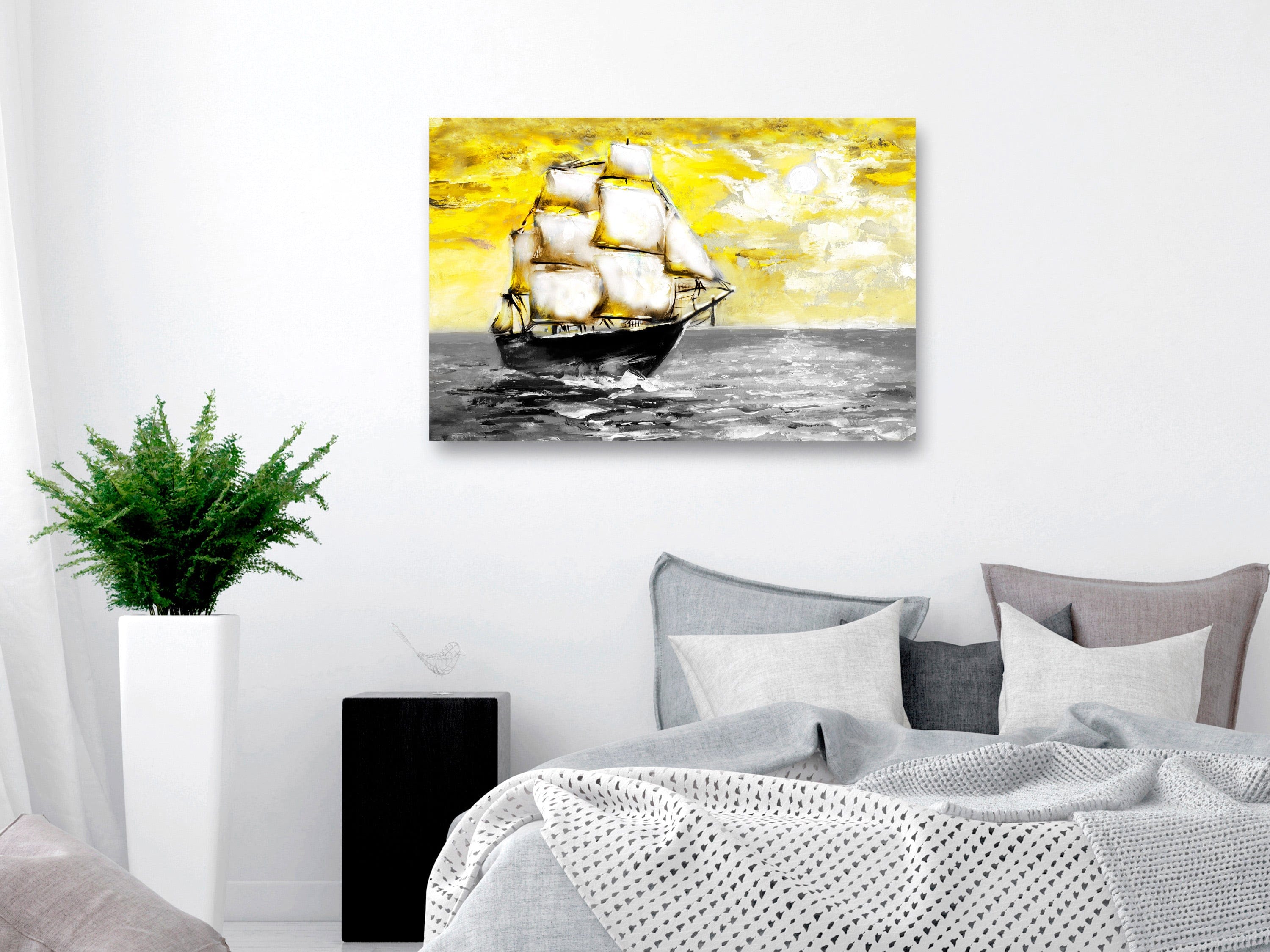 Glezna - Spring Cruise (1 Part) Wide Yellow Home Trends