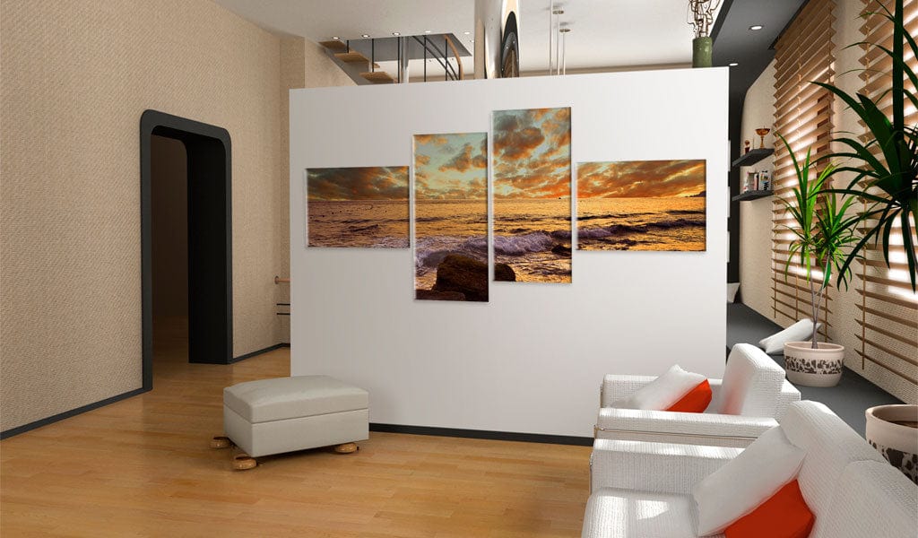 Glezna - Sunset over the sea Home Trends