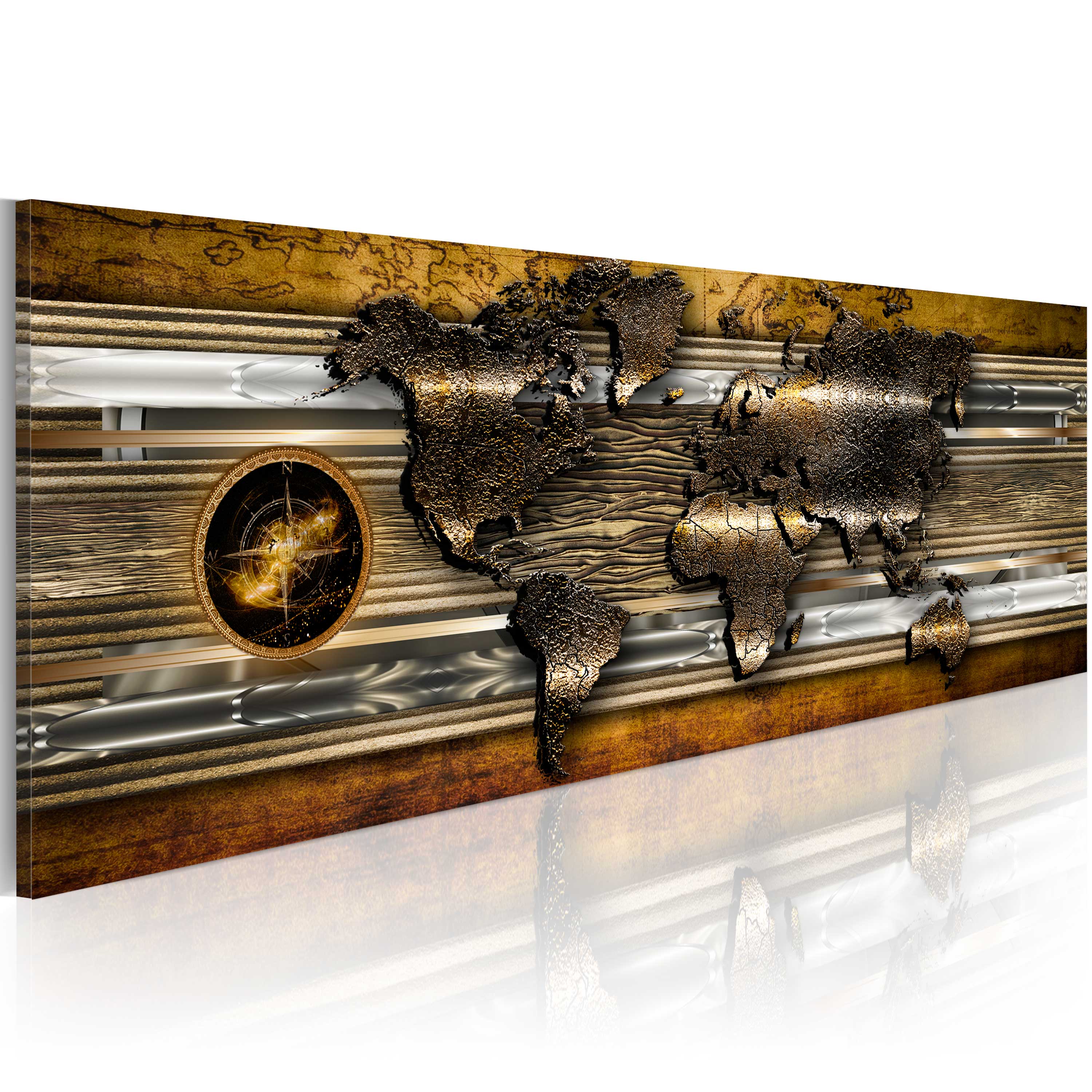 Glezna - The Golden Map Home Trends