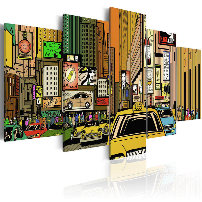Glezna - The streets of New York City in cartoons Home Trends