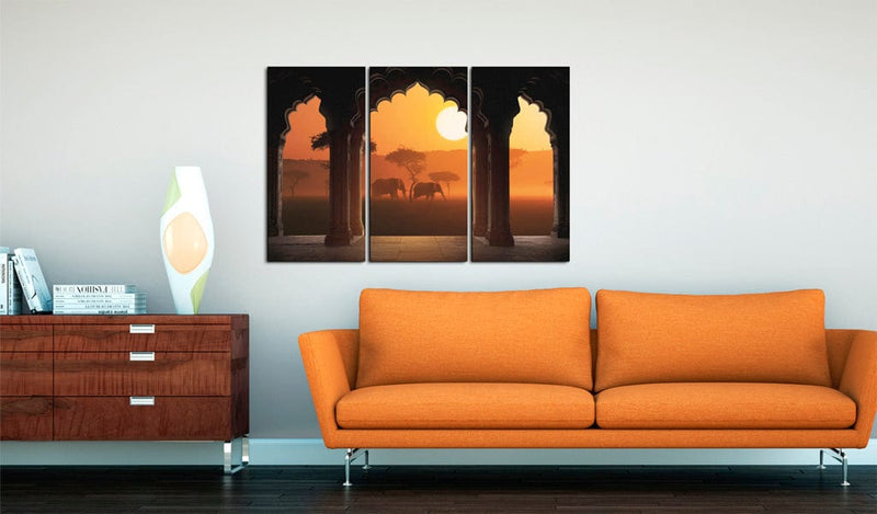 Glezna - The tranquillity of Africa - triptych Home Trends