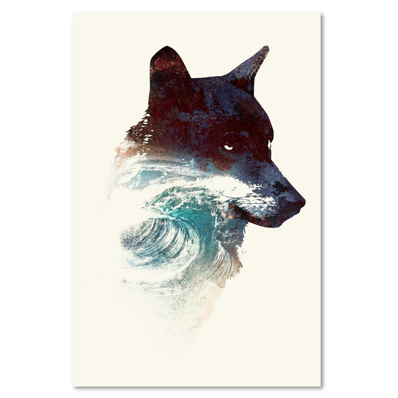 Kanva - The Wolf And The Waves  Home Trends DECO