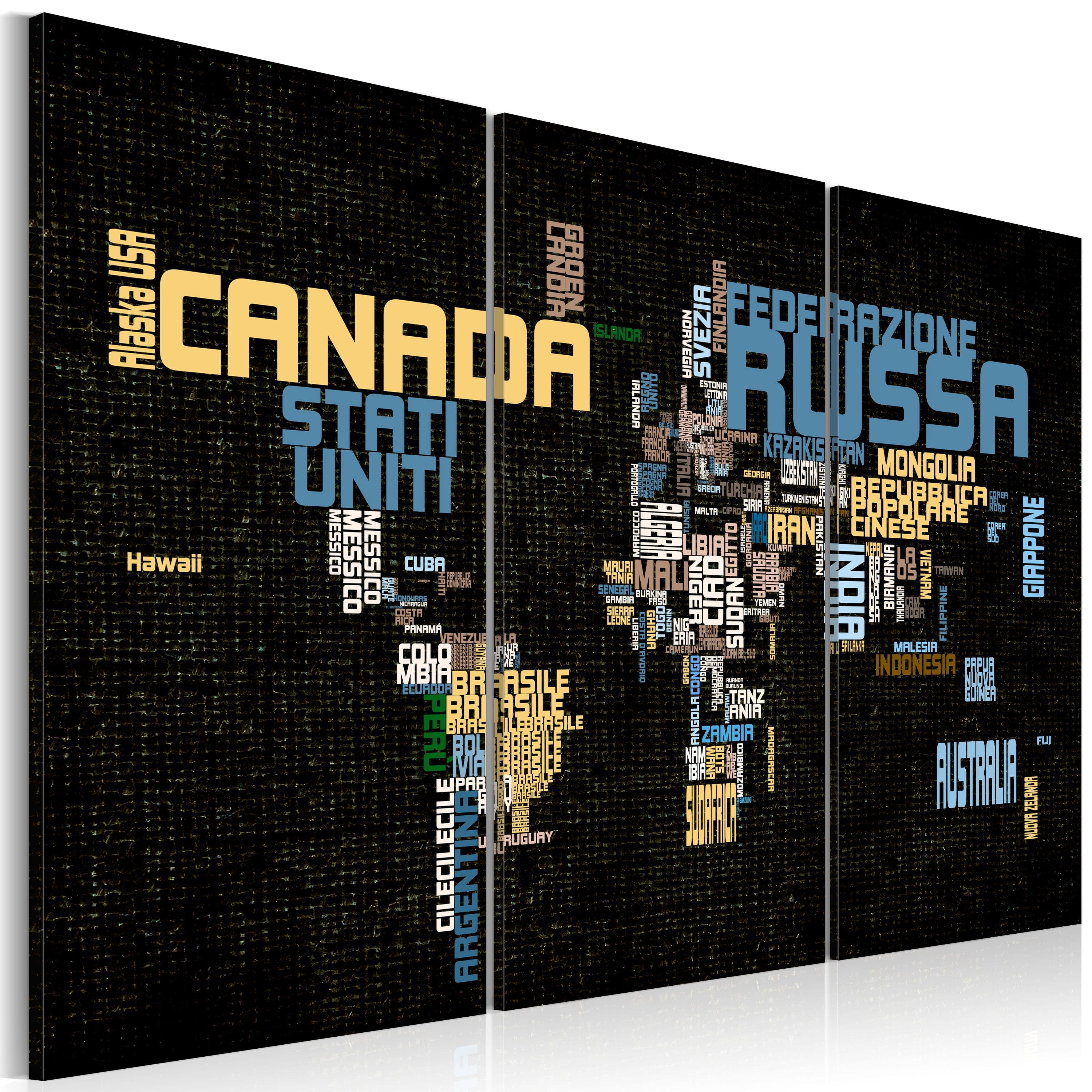 Glezna - The World is not enough - Triptych Home Trends