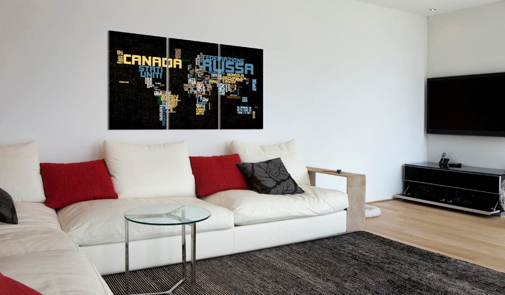 Glezna - The World is not enough - Triptych Home Trends