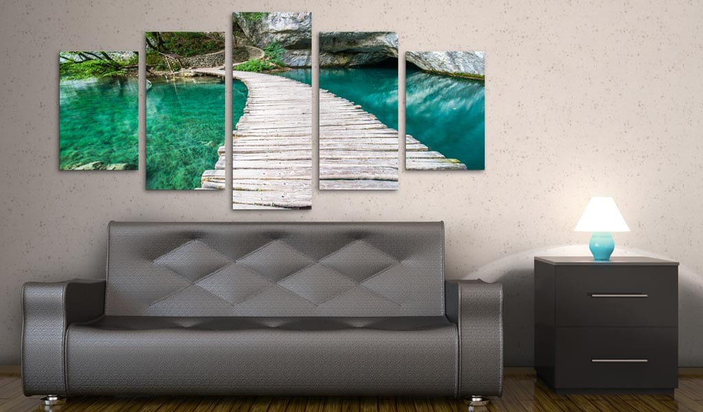 Glezna - Turquoise lake Home Trends