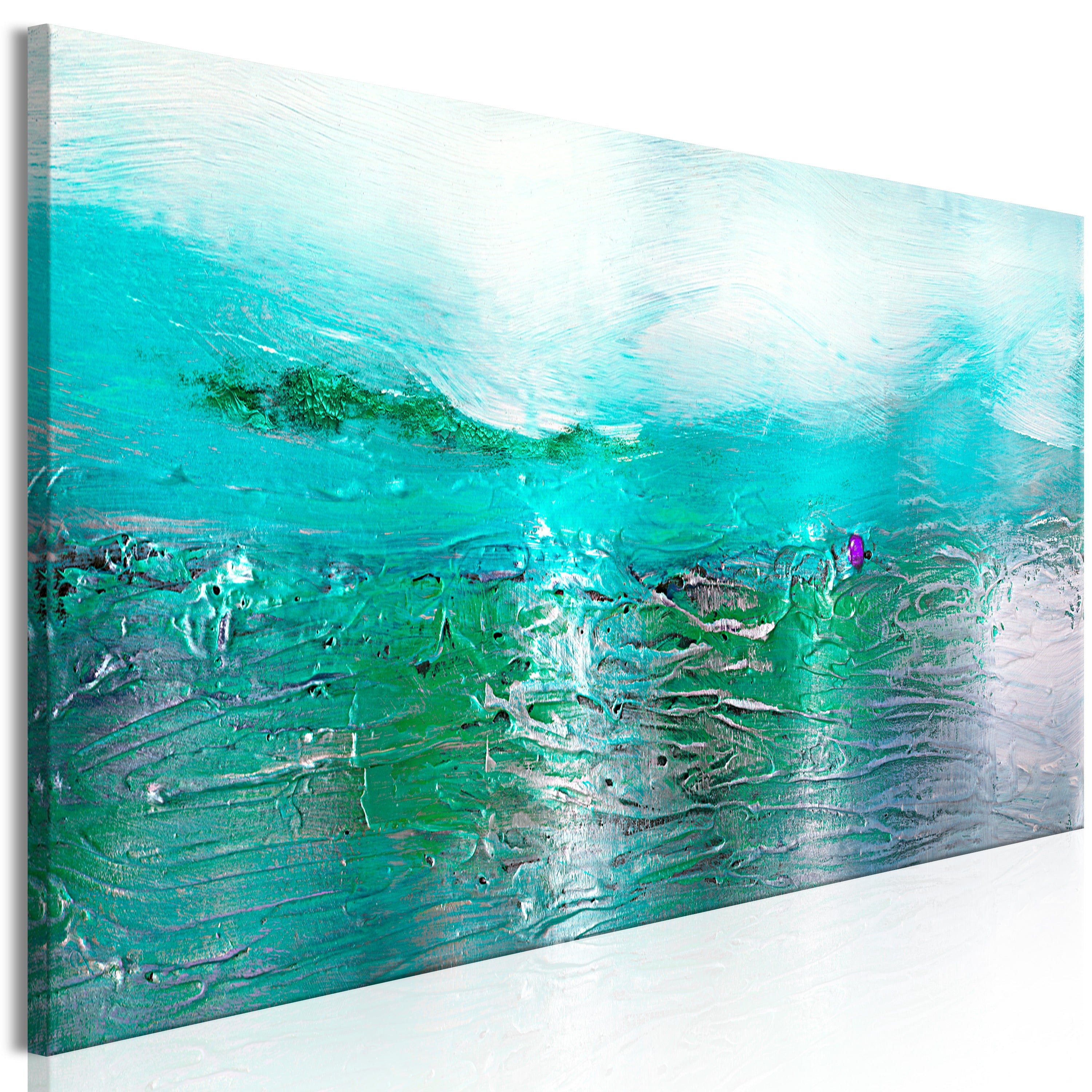Glezna - Turquoise Landscape (1 Part) Narrow Home Trends