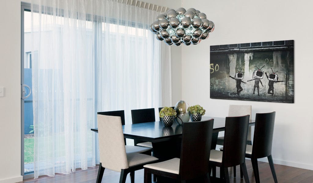 Glezna - TV heads dance (Banksy) 60x40 Home Trends