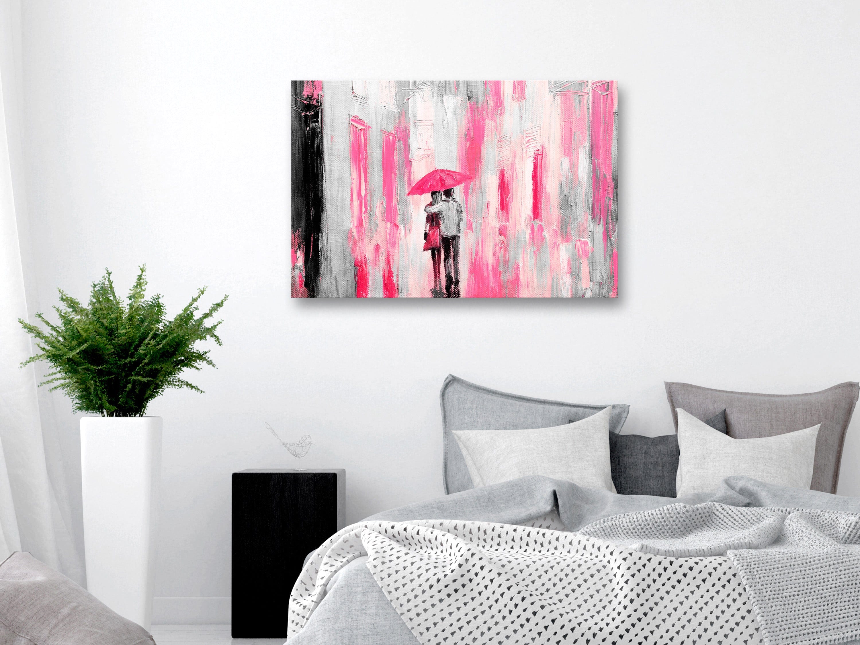 Glezna - Umbrella in Love (1 Part) Wide Pink Home Trends