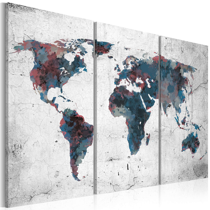 Glezna - Undiscovered continents - triptych Home Trends