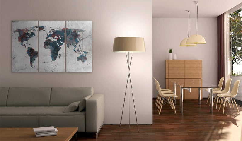 Glezna - Undiscovered continents - triptych Home Trends