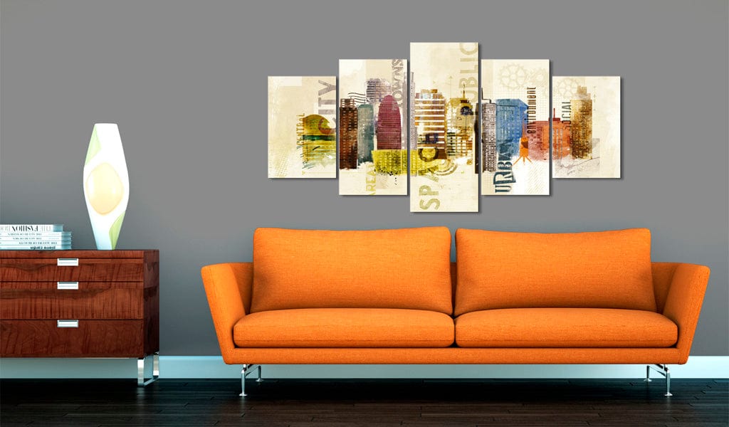 Glezna - Urban design - 5 pieces Home Trends