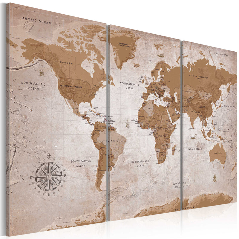 Glezna - Vintage Map_ Oriental Travels Home Trends