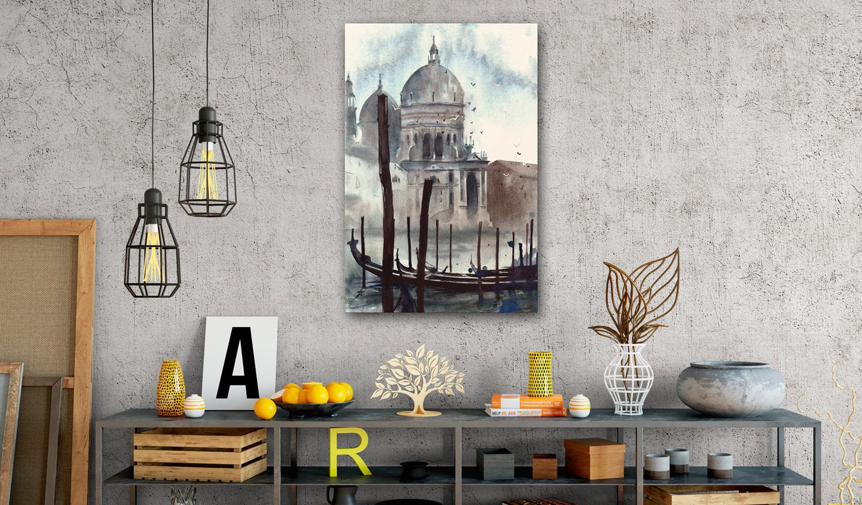 Glezna - Watercolour Venice Home Trends