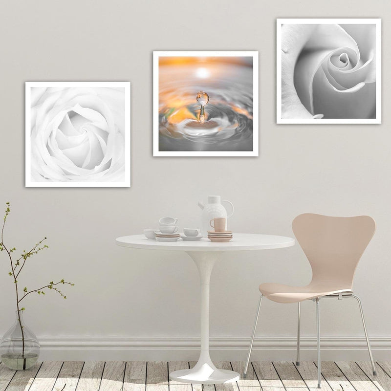 Kanva - White Rose 3  Home Trends DECO