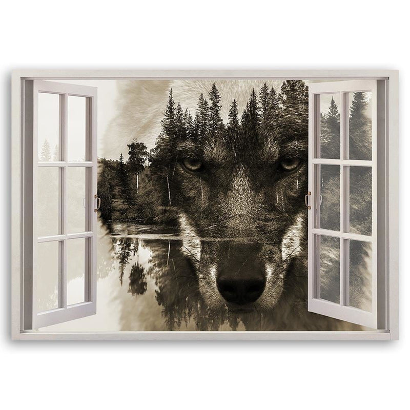 Kanva - Window To The Wolf  Home Trends