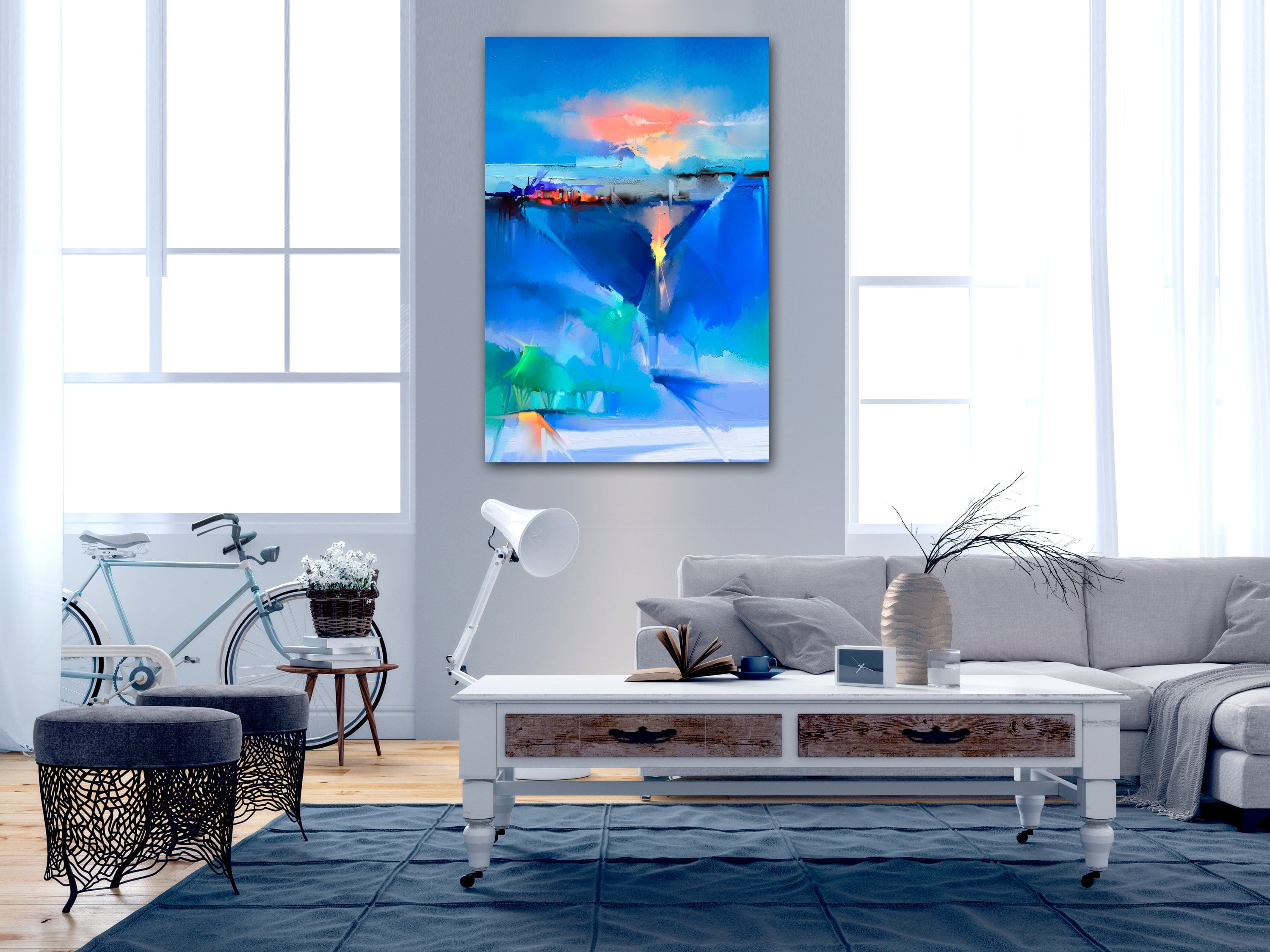Glezna - Winter Landscape (1 Part) Vertical Home Trends
