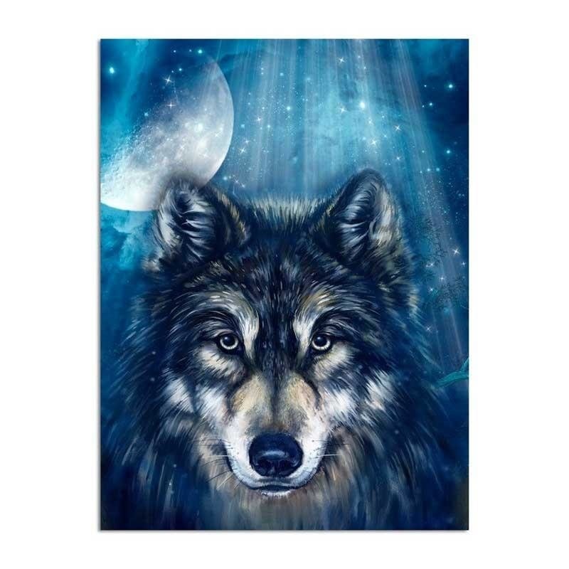 Kanva - Wolf During The Full Moon  Home Trends DECO