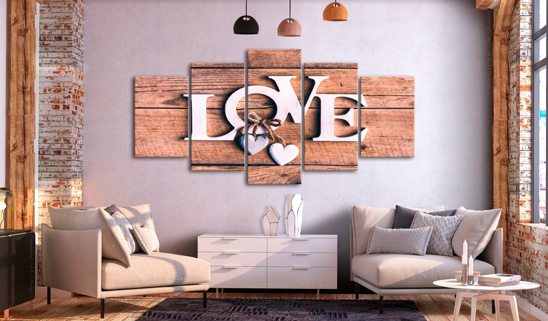 Glezna - Wooden Letters (5-Parts) Wide Home Trends