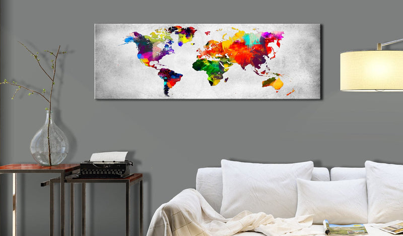 Glezna - World Map_ Coloured Revolution Home Trends