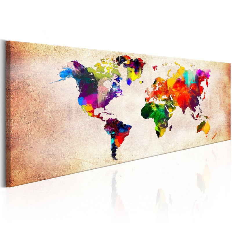 Glezna - World Map_ Colourful Ramble Home Trends