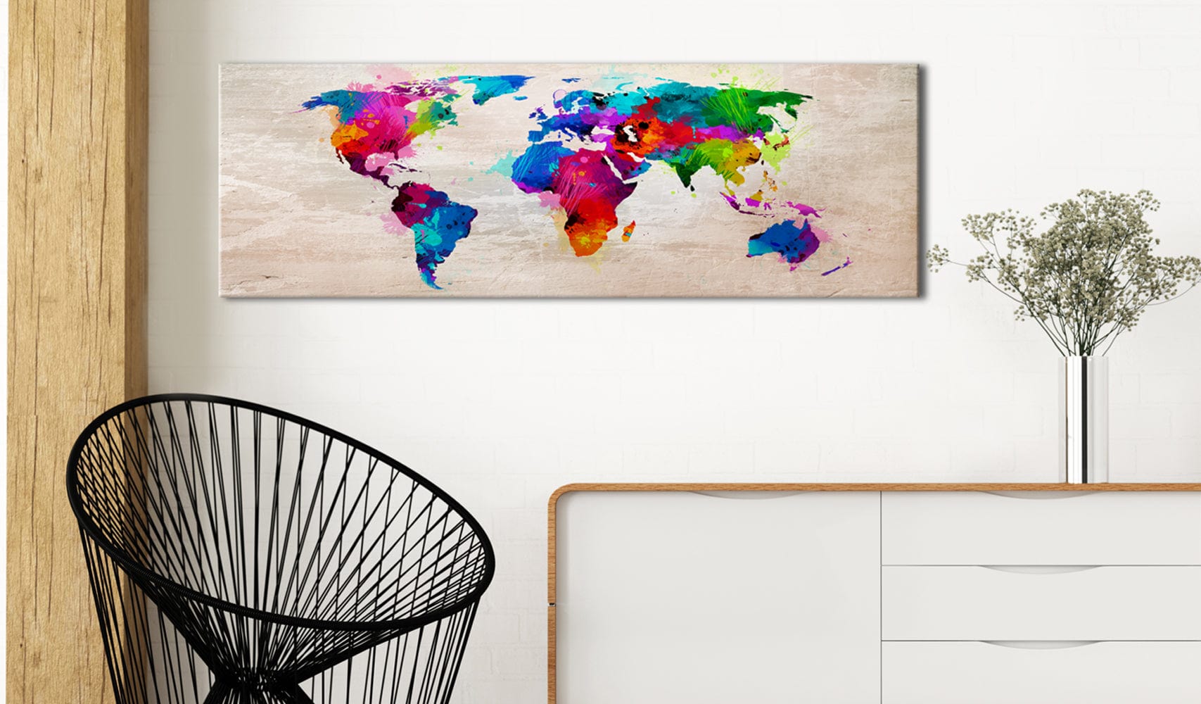 Glezna - World Map_ Finesse of Colours Home Trends