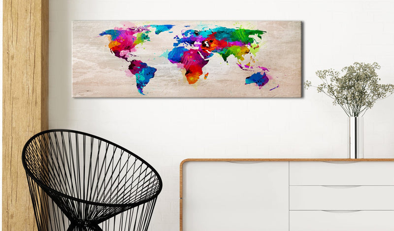Glezna - World Map_ Finesse of Colours Home Trends