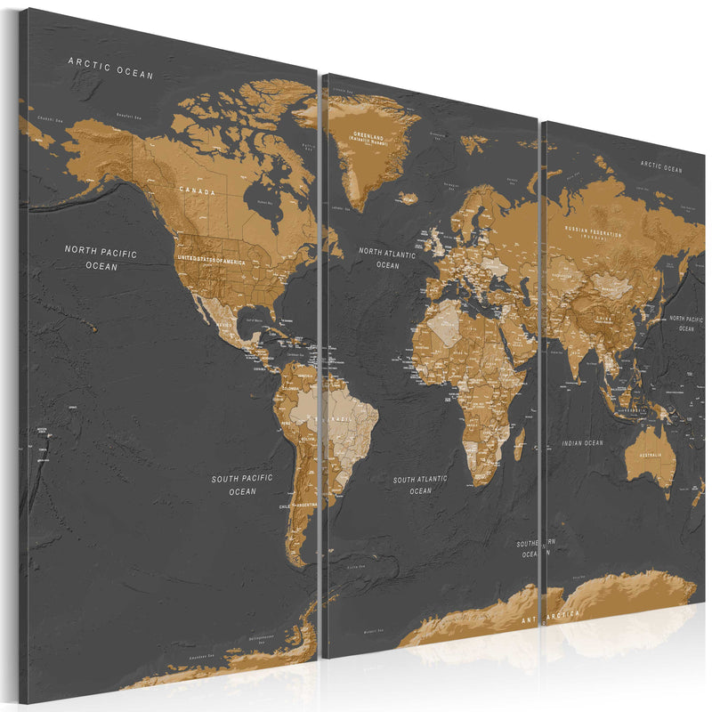 Kanva - World Map_ Modern Aesthetics Home Trends