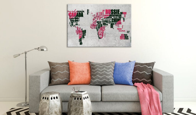 Glezna - World Map_ The French Connection (FR) Home Trends
