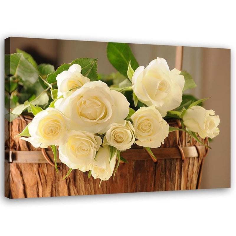 Kanva - Yellow Flowers In The Basket  Home Trends DECO