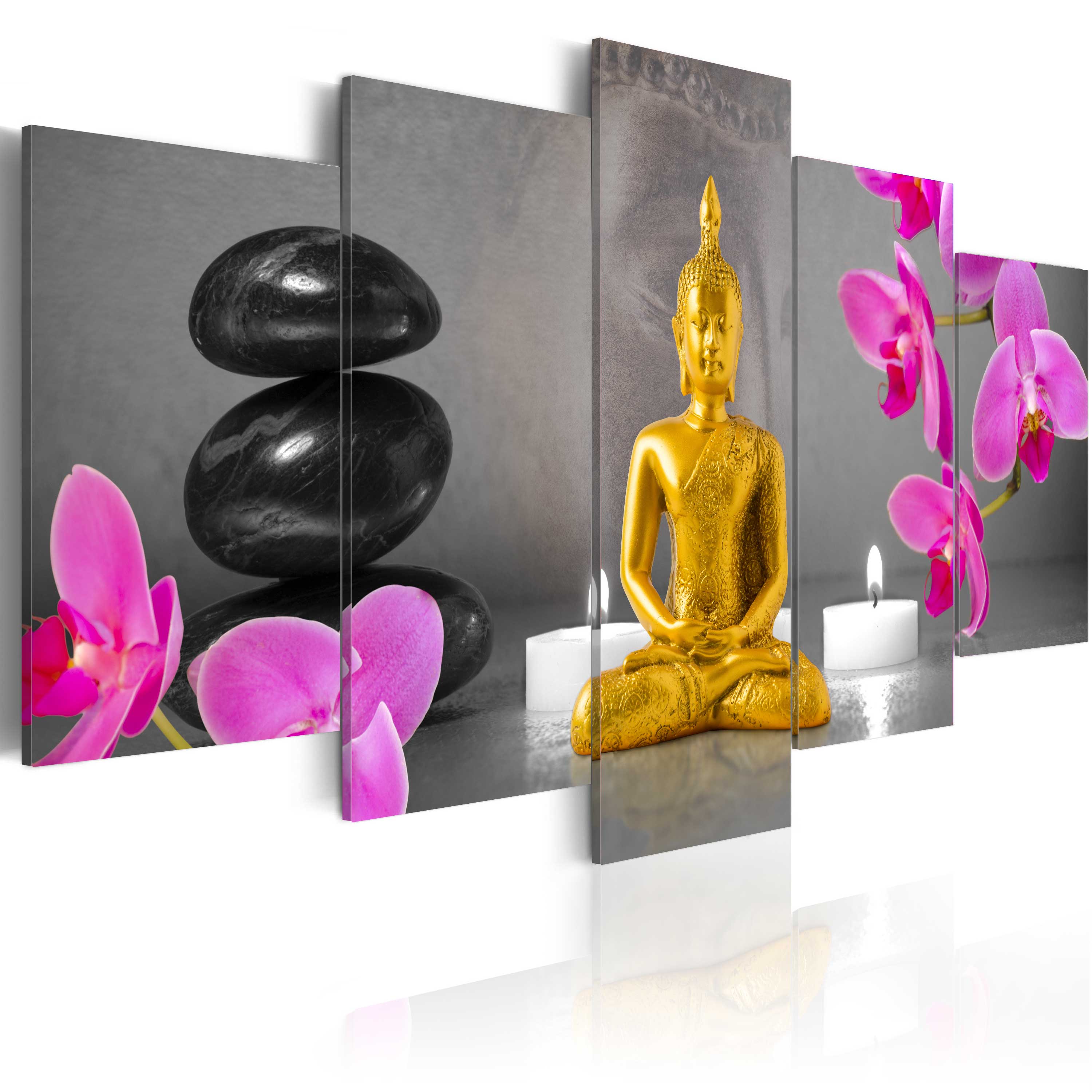 Glezna - Zen_ golden Buddha Home Trends