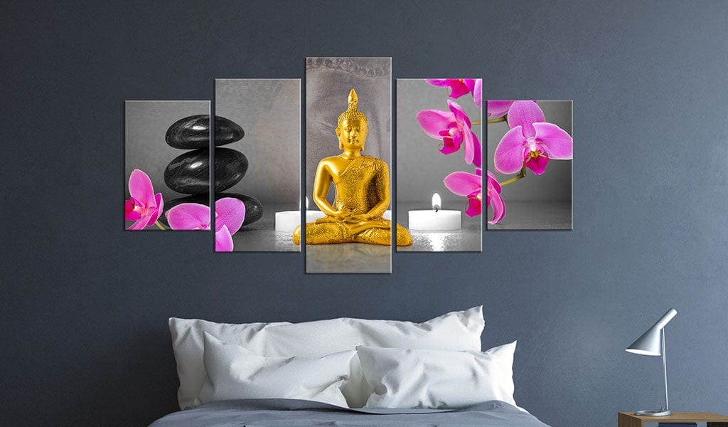 Glezna - Zen_ golden Buddha Home Trends